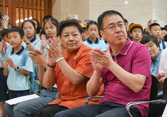 中国国家图书馆副馆长孙一刚在开幕式现场